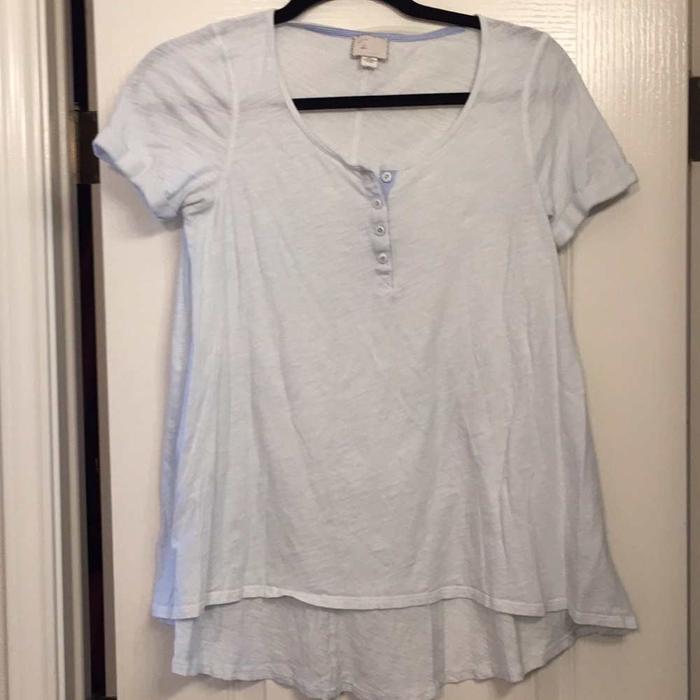 White shirt with buttons